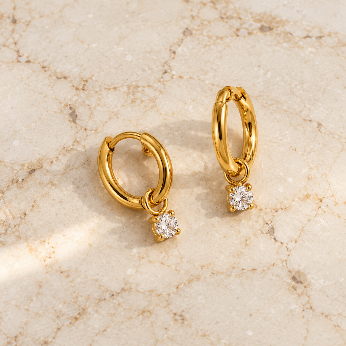 BOUCLE D'OREILLE AMBRÉ