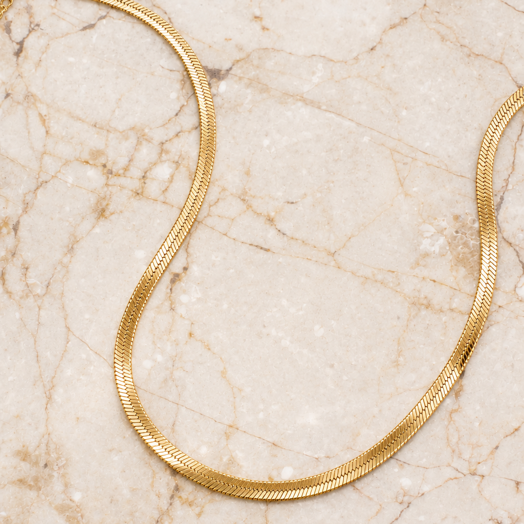 Collier Or Ambré