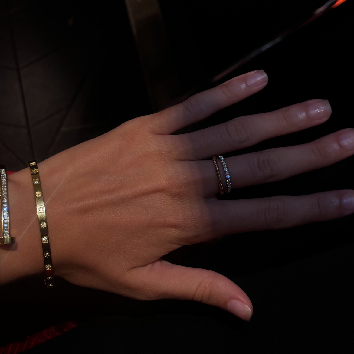 Bague Dorée d'Ambré