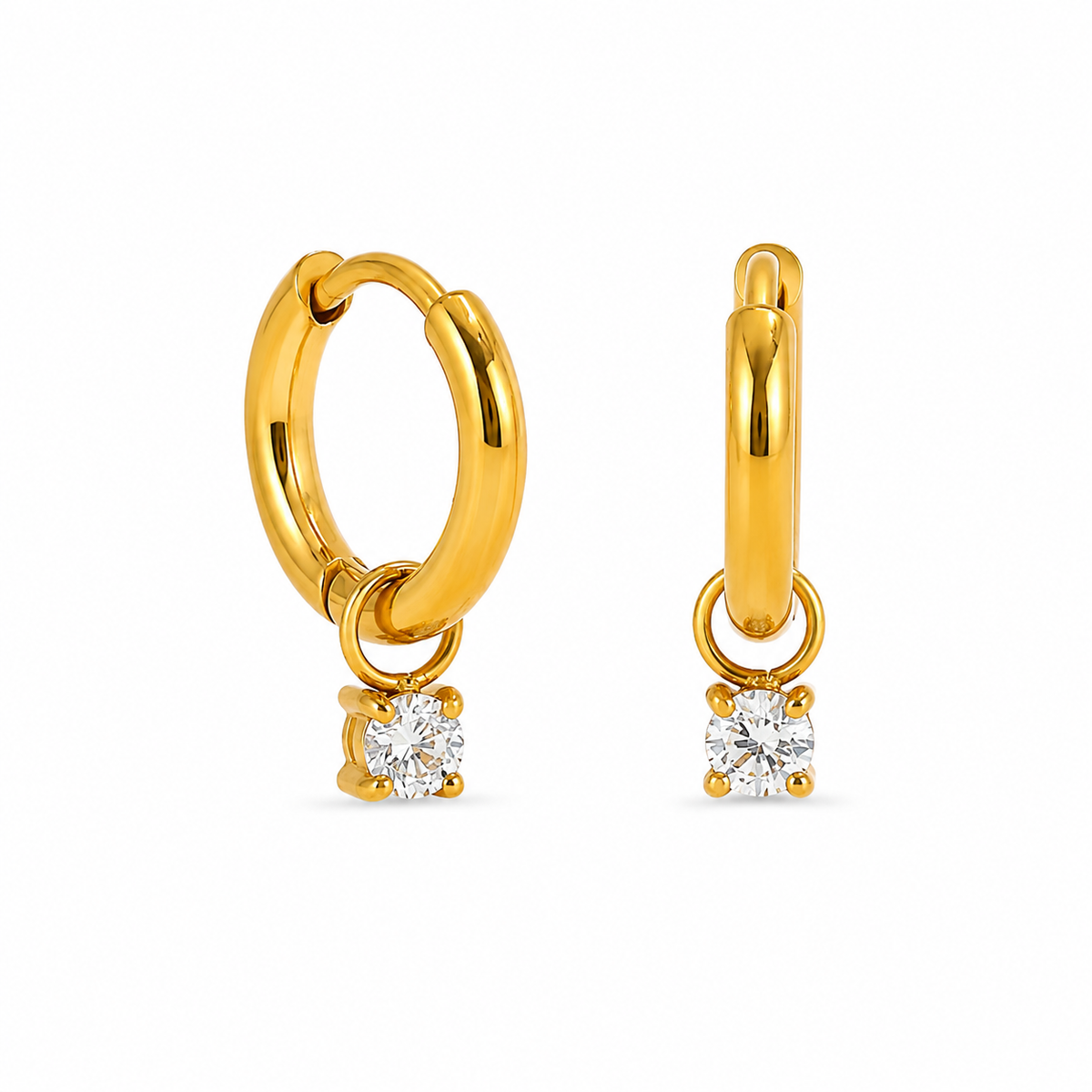 BOUCLE D'OREILLE AMBRÉ